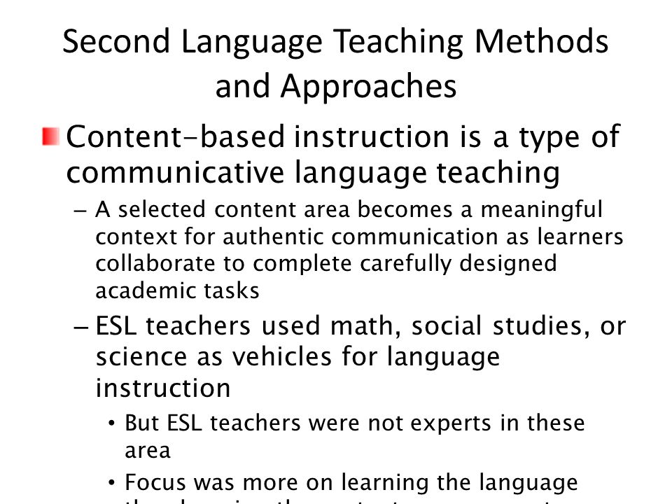 content based approaches to teaching academic writing